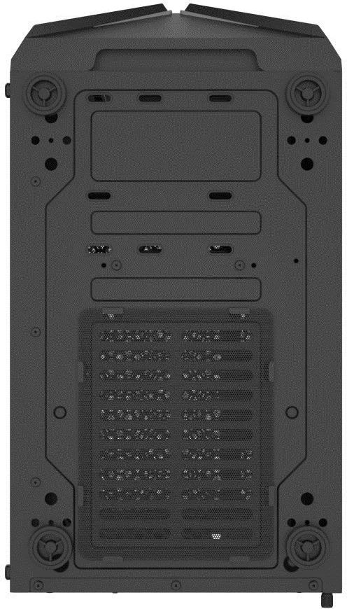 Kasë kompjuterike Krux Astral, e zezë 