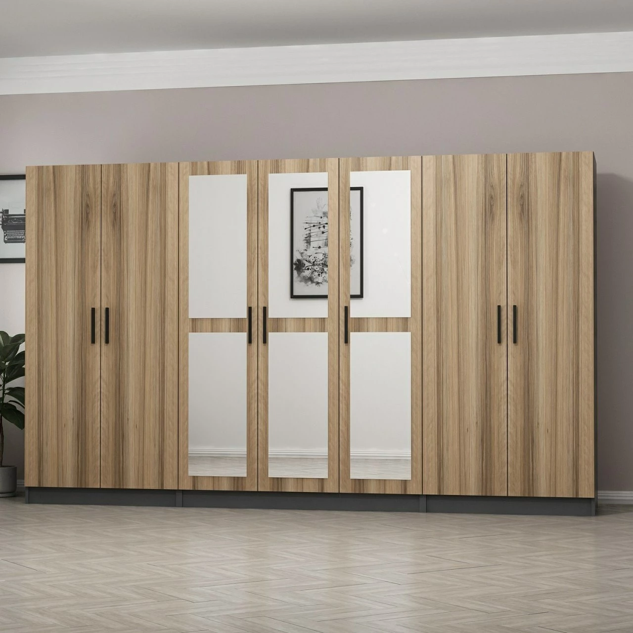 Dollap Skye Decor, ngjyrë dore, Kale - 5018