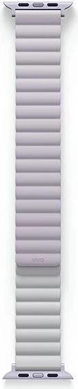 Rrip silikoni për Apple Watch UNIQ Revix, 42/44/45/49mm, dyngjyrësh vjollcë-e bardhë