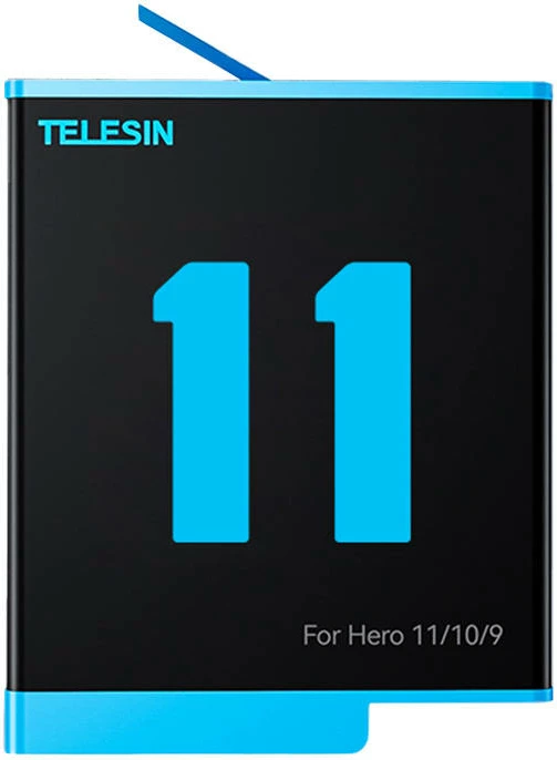 Set karikues i papërshkueshëm nga uji me 3 vende Telesin GP-BTR-905-GY, 2 bateri për GoPro Hero 9/10/11/12, Gri