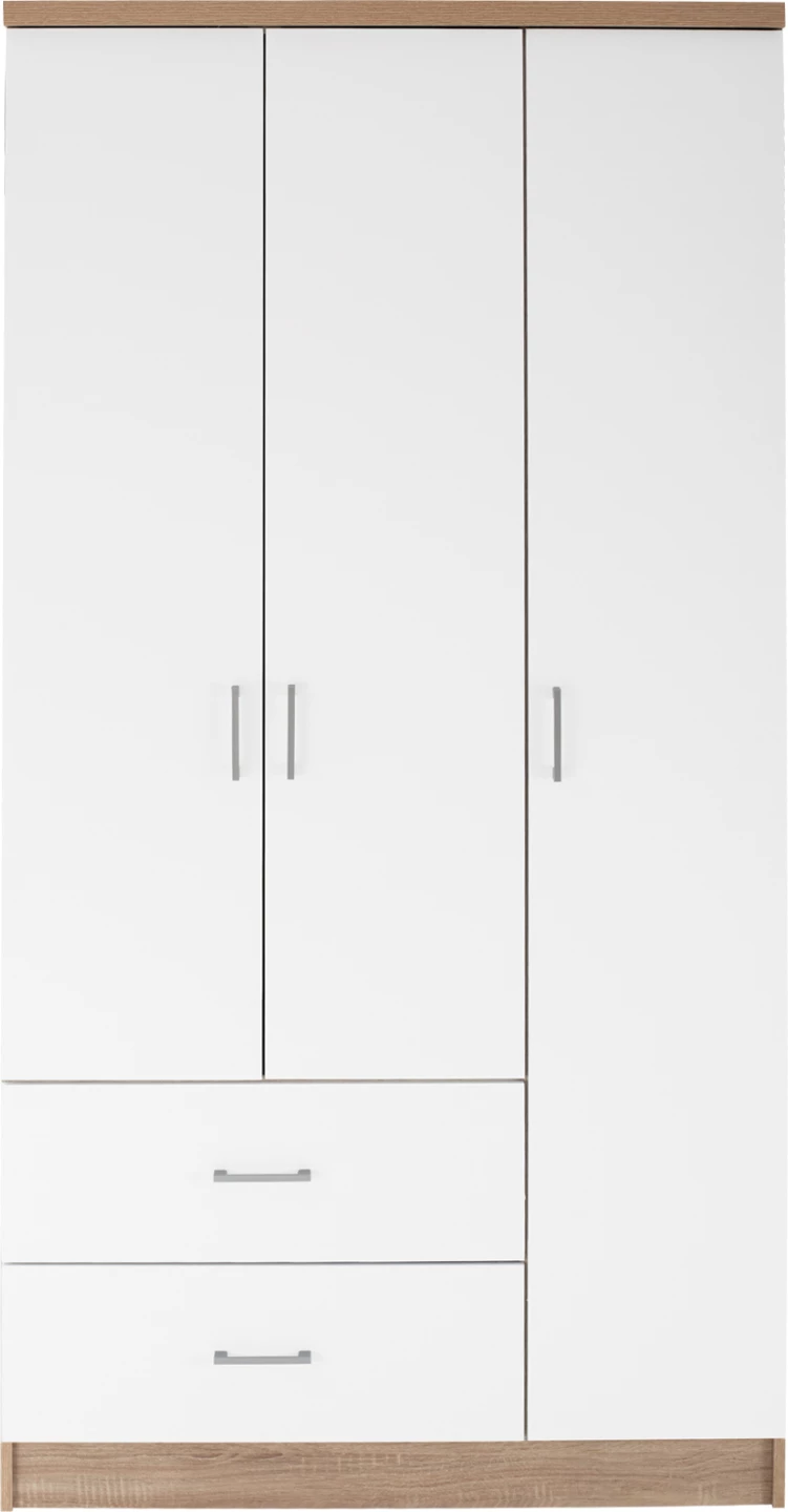 Dollap FH340.06, 89x42,5x181 cm, i kaftë/ i bardhë