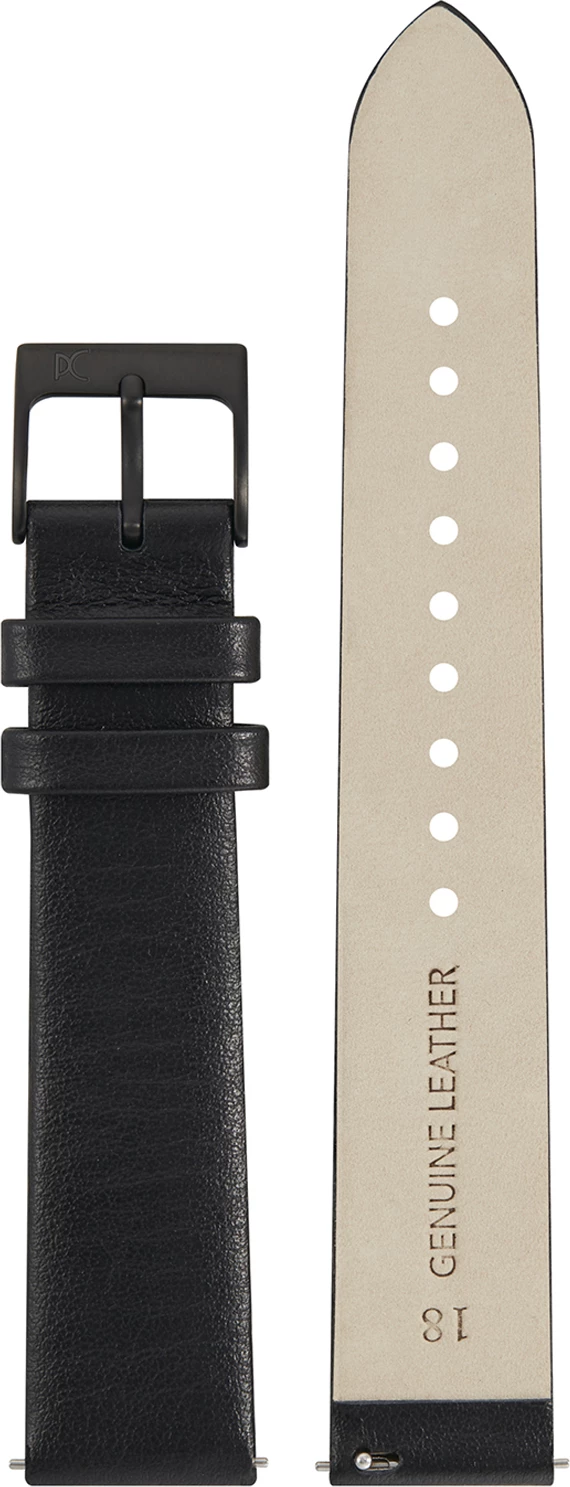 Orë dore për femra Pierre Cardin, 39 mm, e zezë