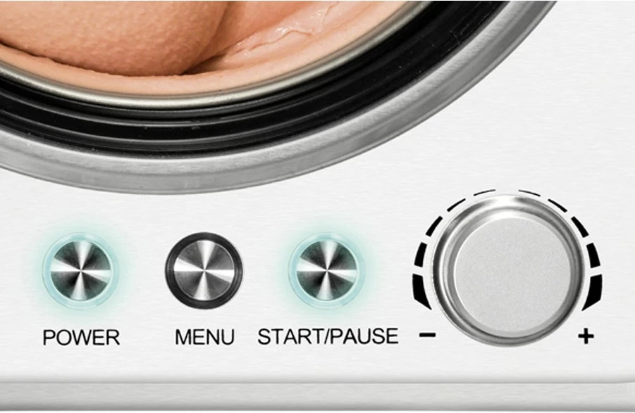 Aparat për akullore UNOLD 48872, Kompresor, 2 L, LCD, Inox