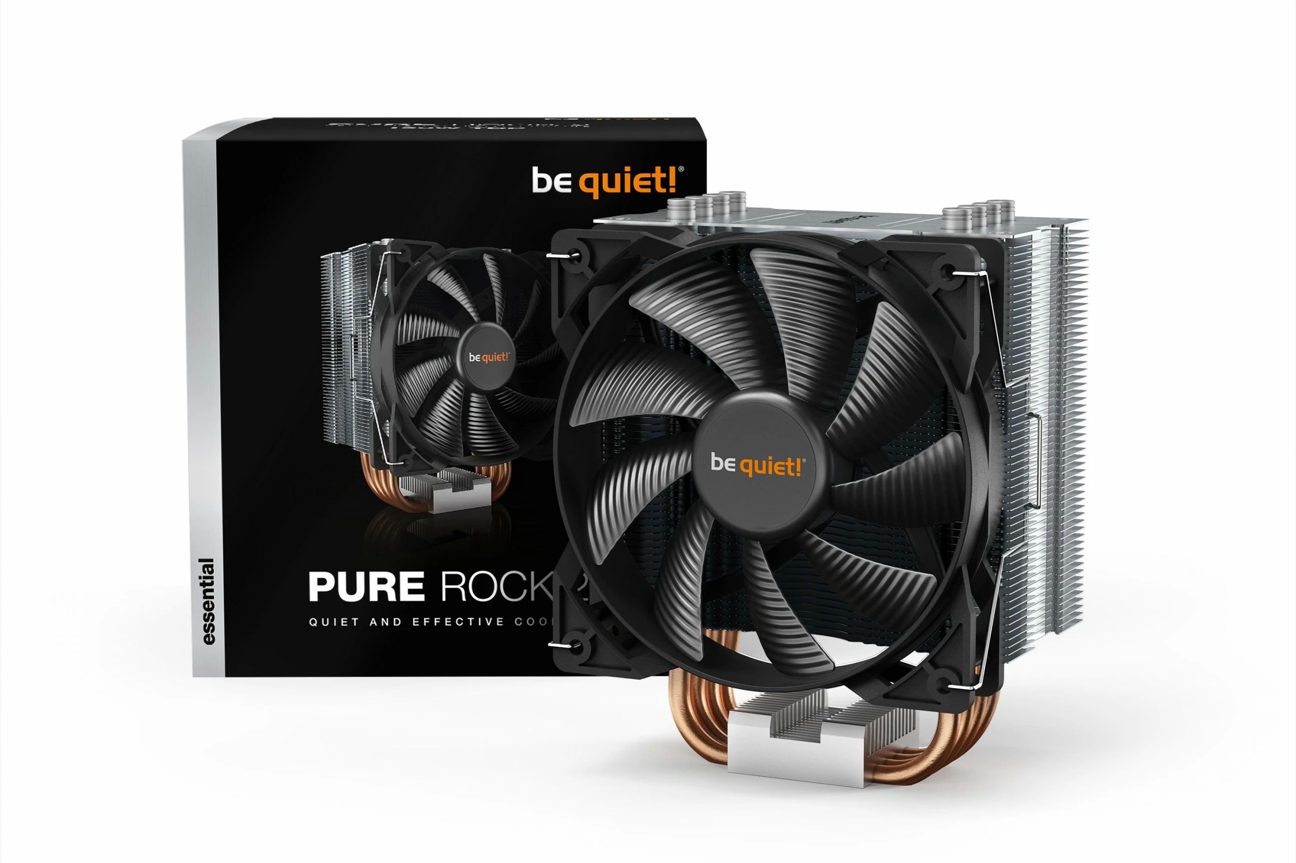 Ftohës CPU be quiet! Pure Rock 2, 120mm, Socket Intel dhe AMD, Argjendtë