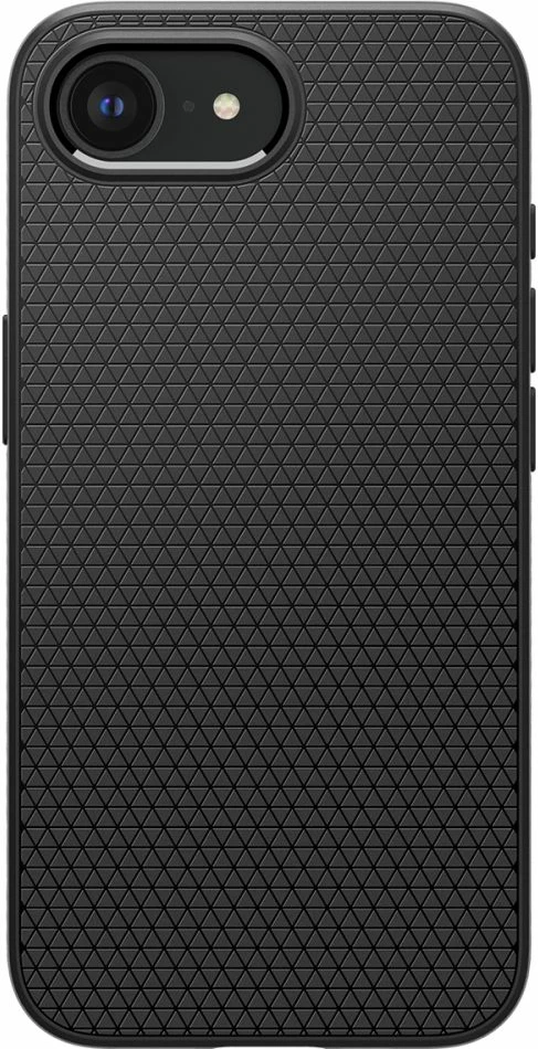 Mbështjellës Spigen Liquid Air për iPhone 16e, i zi mat