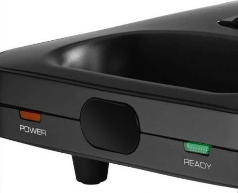 Tostier Amica SMK4011, 750W, 3 pllaka të ndërrueshme, i zi