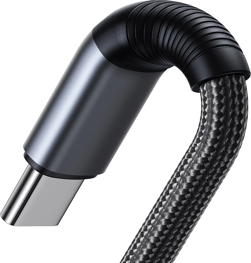 Kabllo karikimi Joyroom Speedy Series S-A21, 2in1 USB-C në USB-C/USB-C, 100W, 1.5m, e zezë