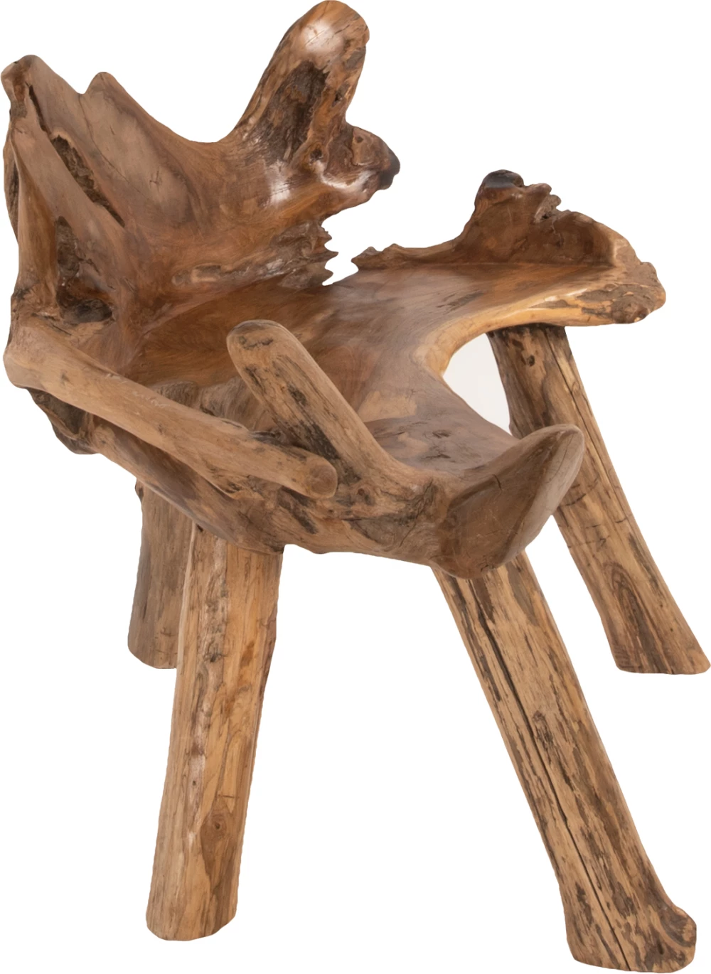 Stol FH9348 dru tik ngjyrë natyrale 120x88x80 cm