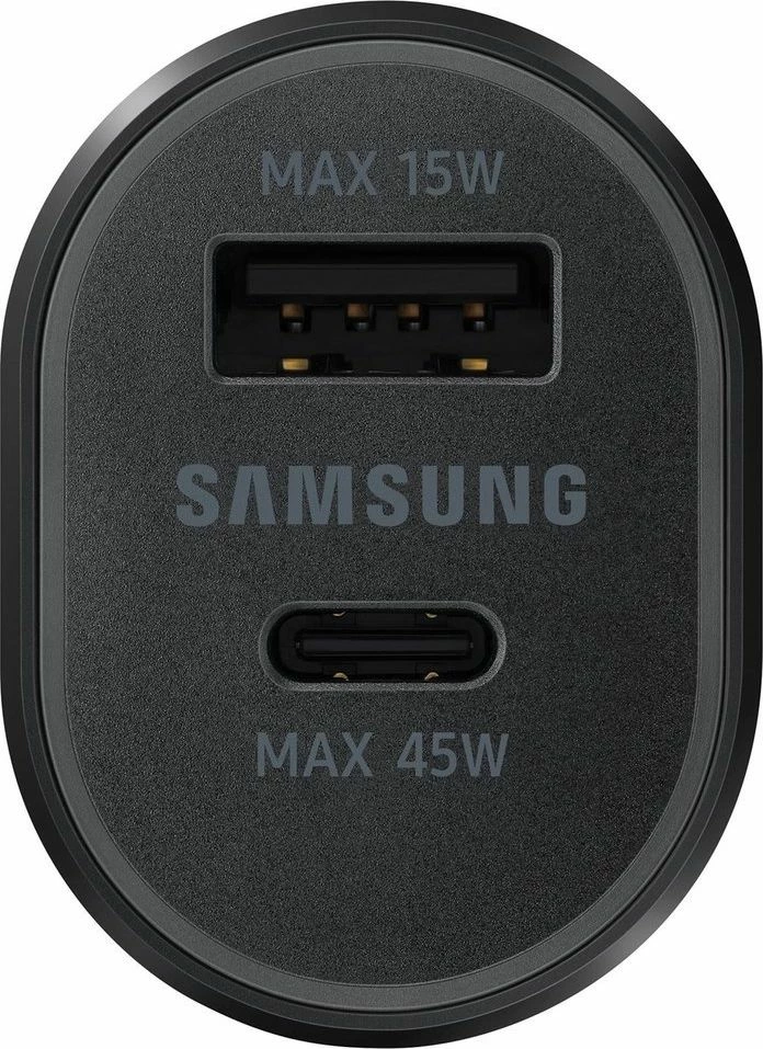 Karikues veture Samsung EP-L5300XBEGEU 45W, 1x USB-A + 1x USB-C, Super Fast Charging 2.0, kabllo USB-C 1m, i zi