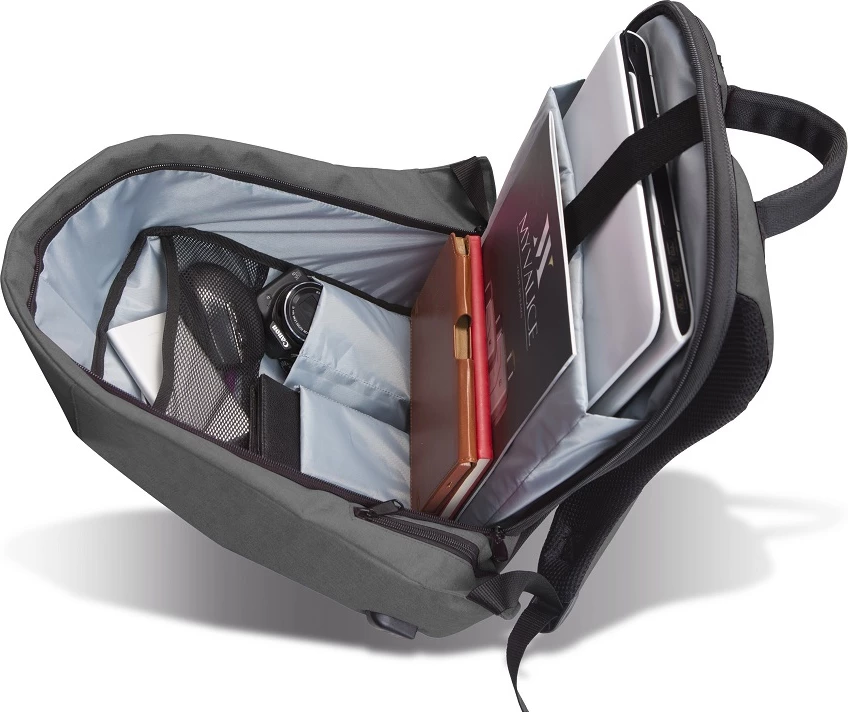 Çantë shpine për laptop, ngjyrë gri, Zoozie Bags, 2754