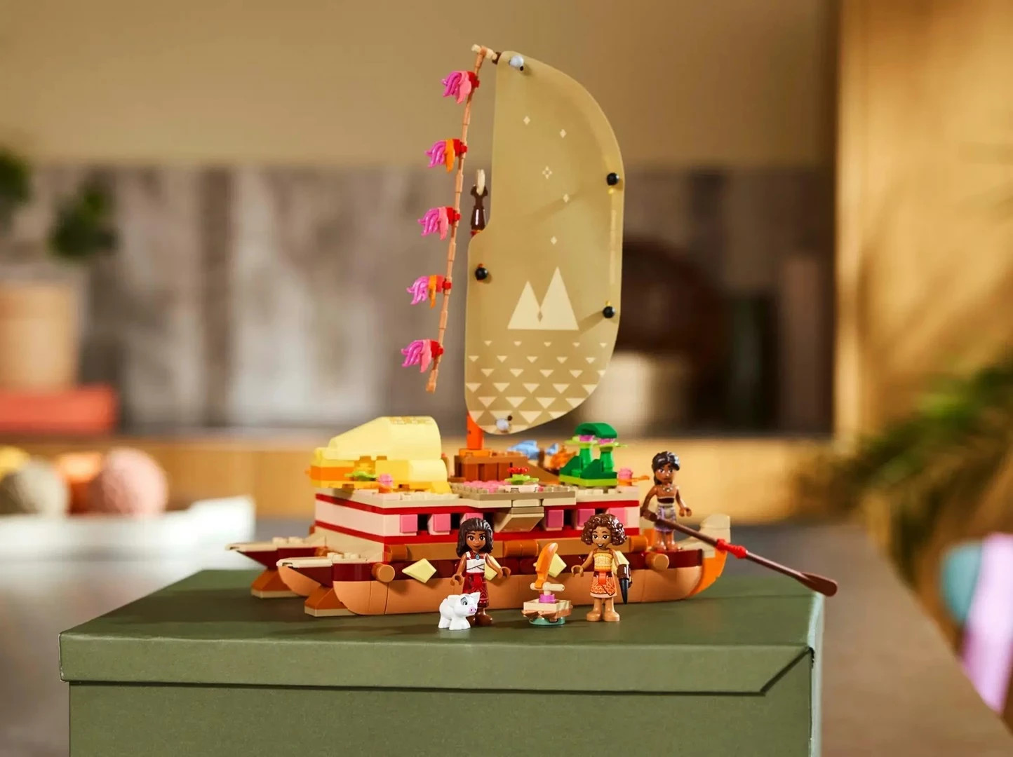 Set LEGO Disney 43270 Moana's Adventure Canoe