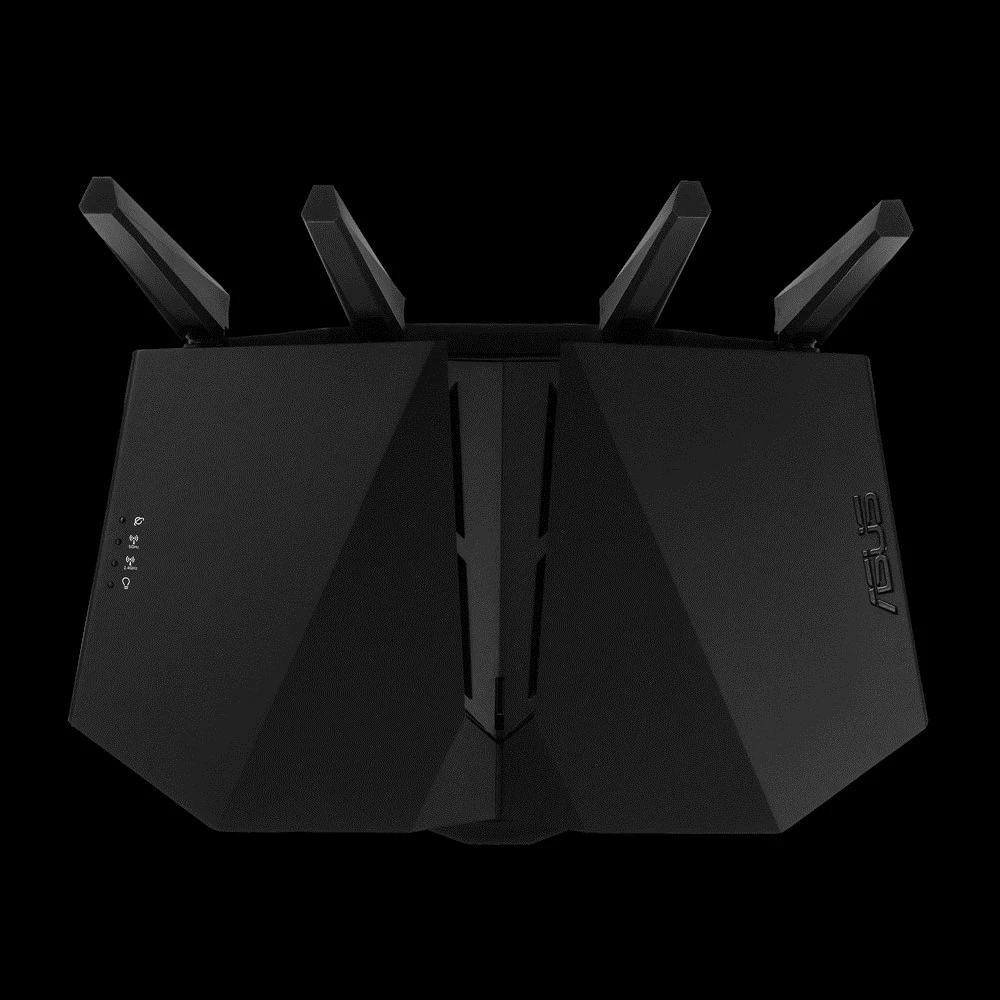 Router ASUS RT-AX82U, wireless, Gigabit Ethernet, Dual-band (2.4 GHz / 5 GHz), i zi