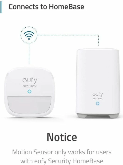 Sensor lëvizjeje ANKER eufy Security T8910021, 100°/9 m, bateri deri 2 vjet, i bardhë