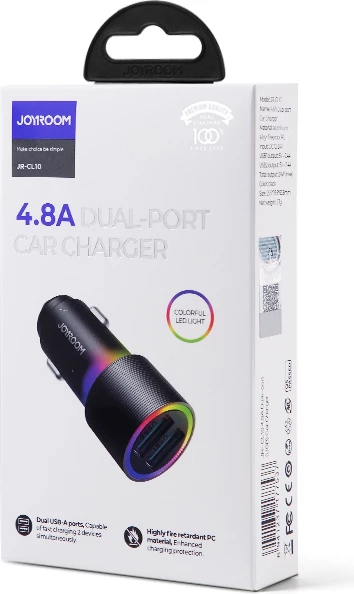 Karikues veture Joyroom JR-CL10, 2x USB, 24W, i zi