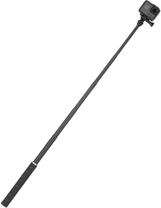 Selfie stick Telesin GP-MNP-90D për kamera sportive, 0.9m, karbon, i zi
