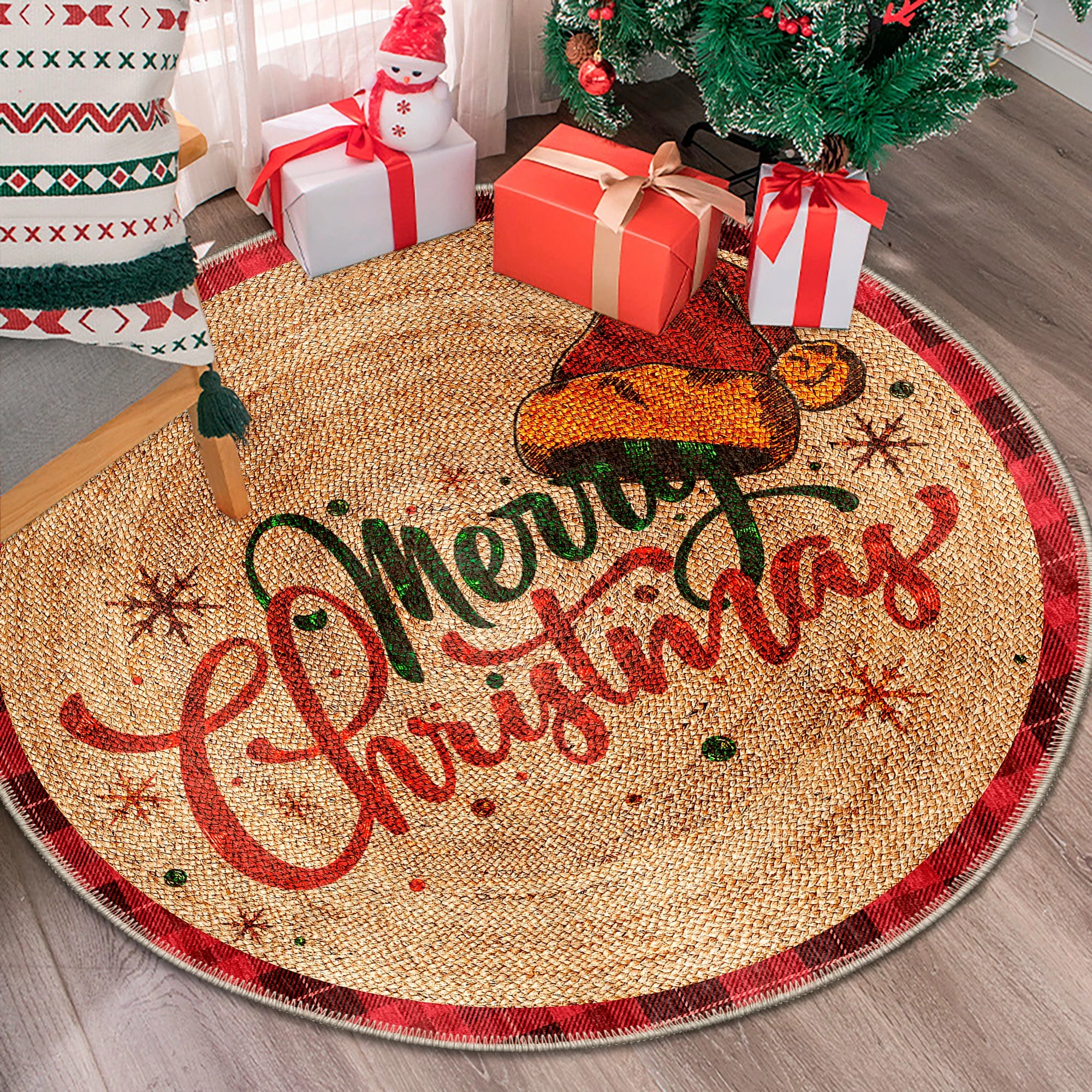 Qilim i rrumbullakët, shumëngjyrësh, 120x120cm, Conceptum Hypnose, Woobtny0318