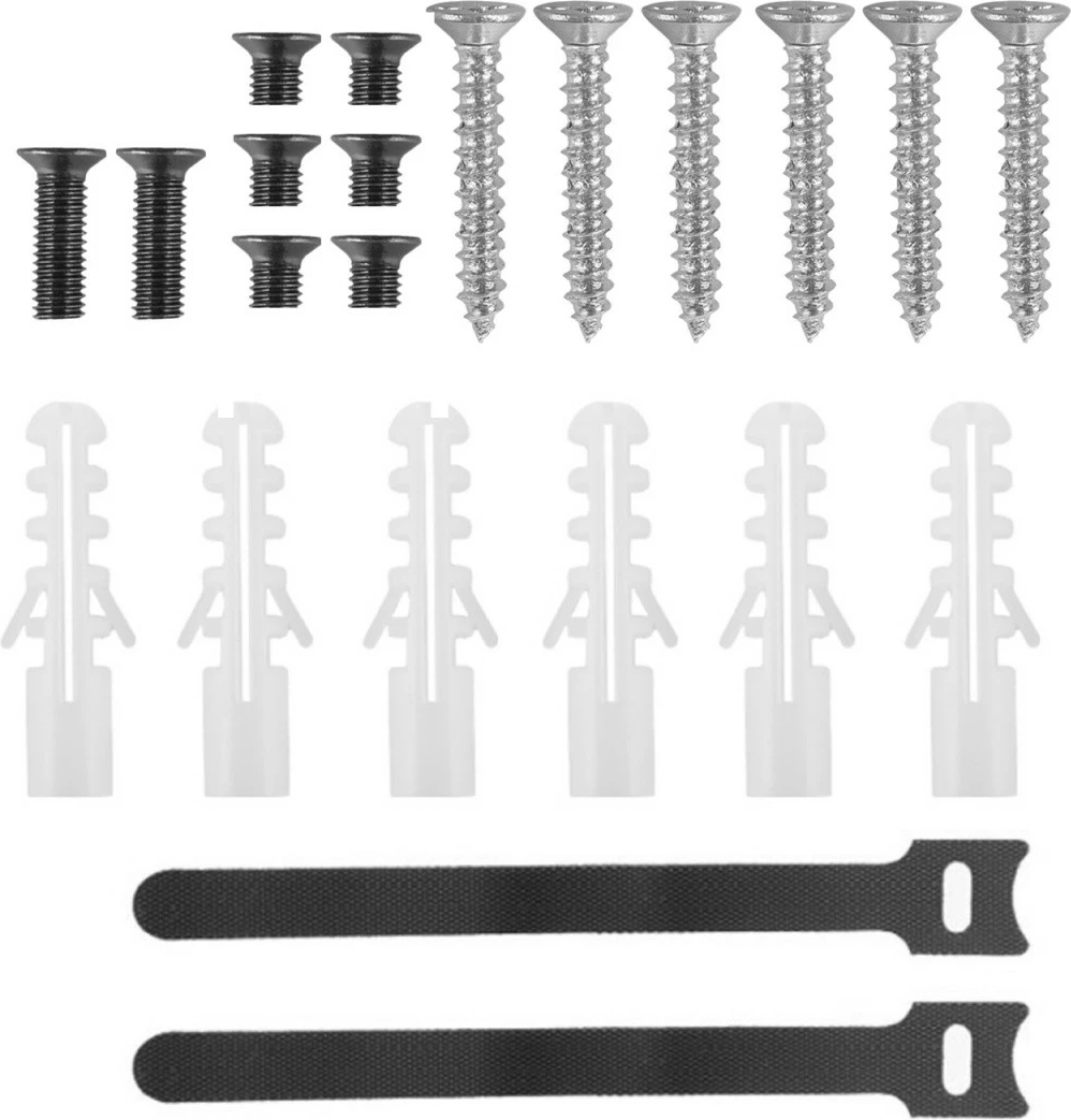 Mbajtëse muri për altoparlantë Maclean MC-997 për Sonos ERA 100, set 2 copë, e zezë