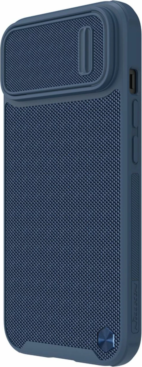 Mbështjellës Nillkin Textured S Case për iPhone 14, me kapak kamere, kaltër