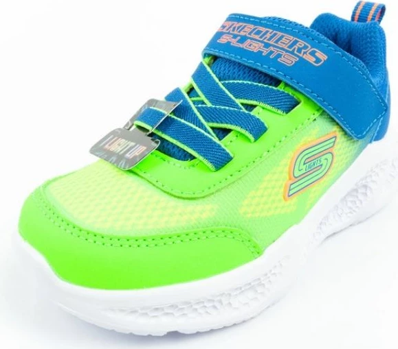 Atlete për fëmijë Skechers, kaltër-gjelbër