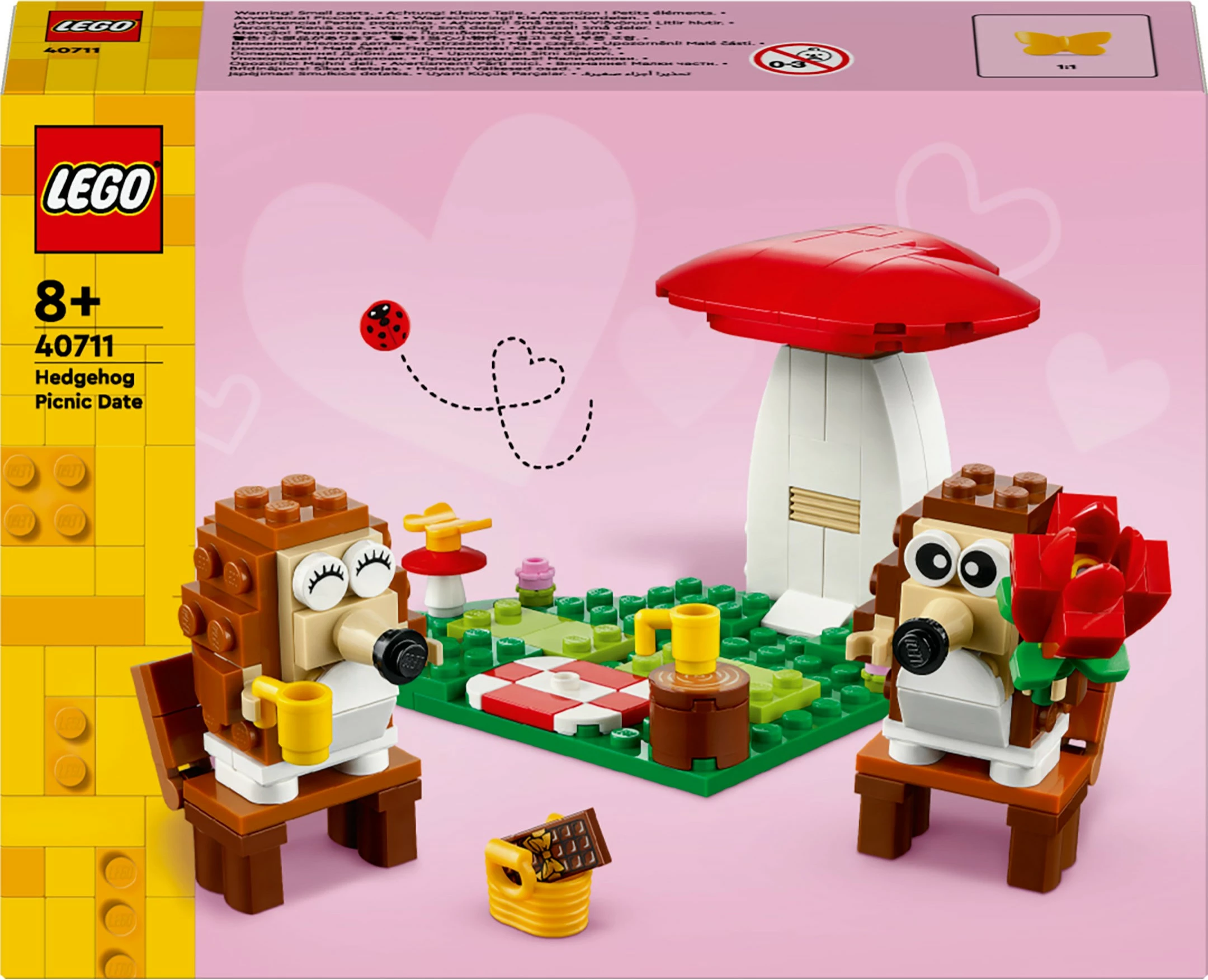 Set ndërtimi LEGO 40711, Igel und ihr Picknick-Date, shumëngjyrësh