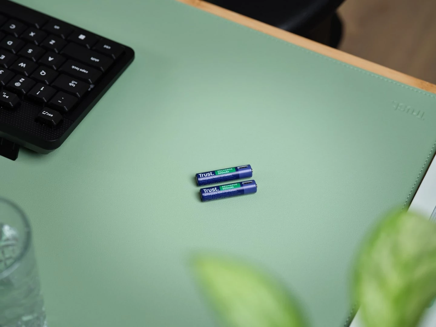 Bateri të rikarikueshme Trust 25585 AAA, 500 mAh, Jeshile, 2 copë