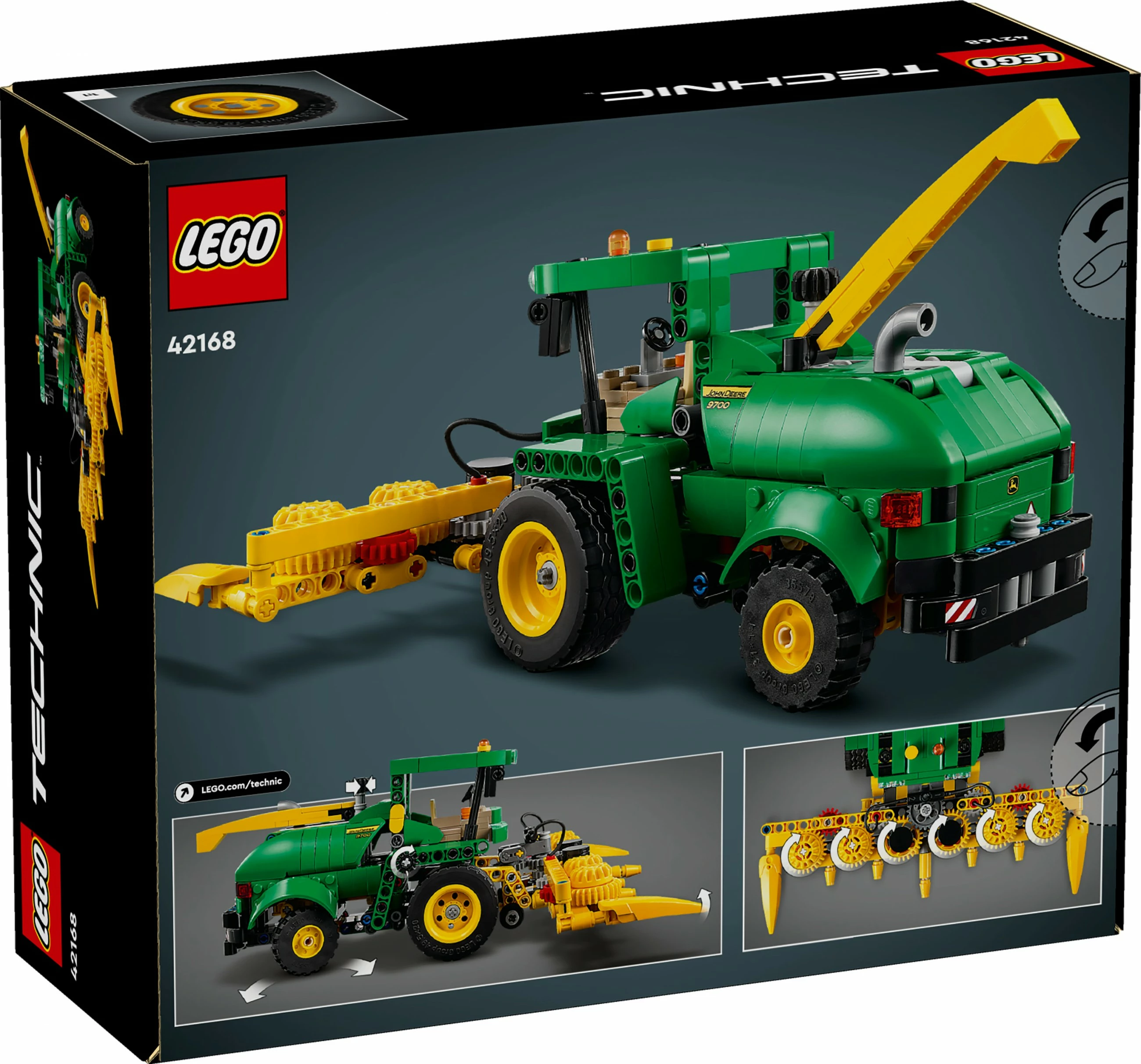 Set ndërtimi LEGO Technic John Deere 9700 Forage Harvester 559 pjesë multikolor