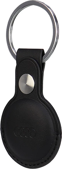 Mbështjellës Audi për AirTag, lëkurë sintetike, i zi