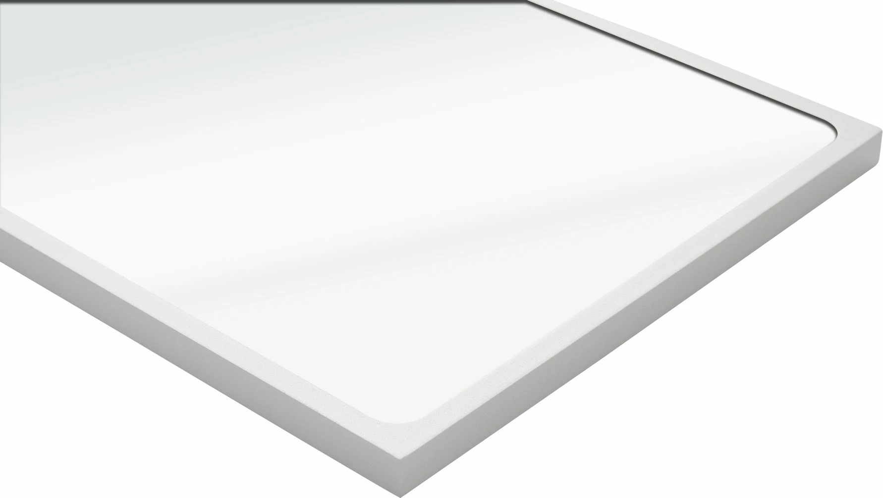 Pasqyrë dekorative Skye Decor, Dune, e bardhë, 50x70cm