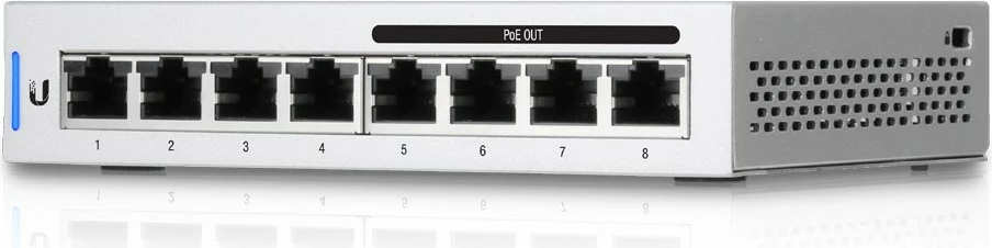 Switch Ubiquiti UniFi 5 x Switch 8, Managed, Gigabit Ethernet (10/100/1000), PoE, gri
