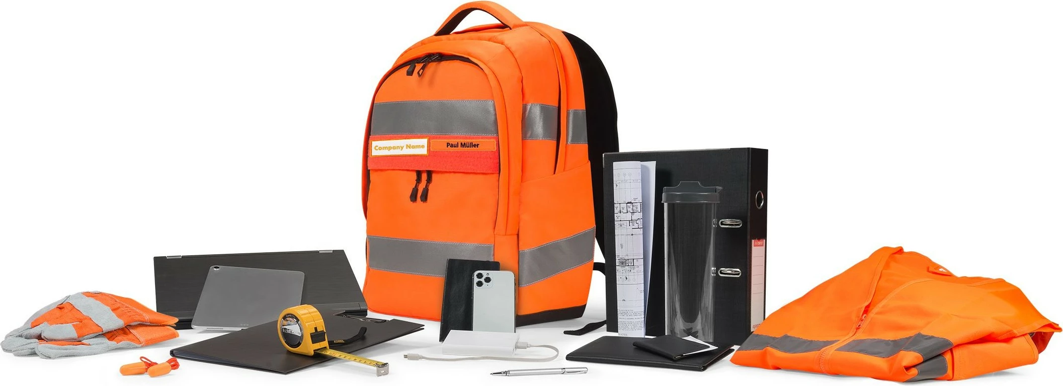 Çantë shpine Dicota HI-VIS 25L portokalli