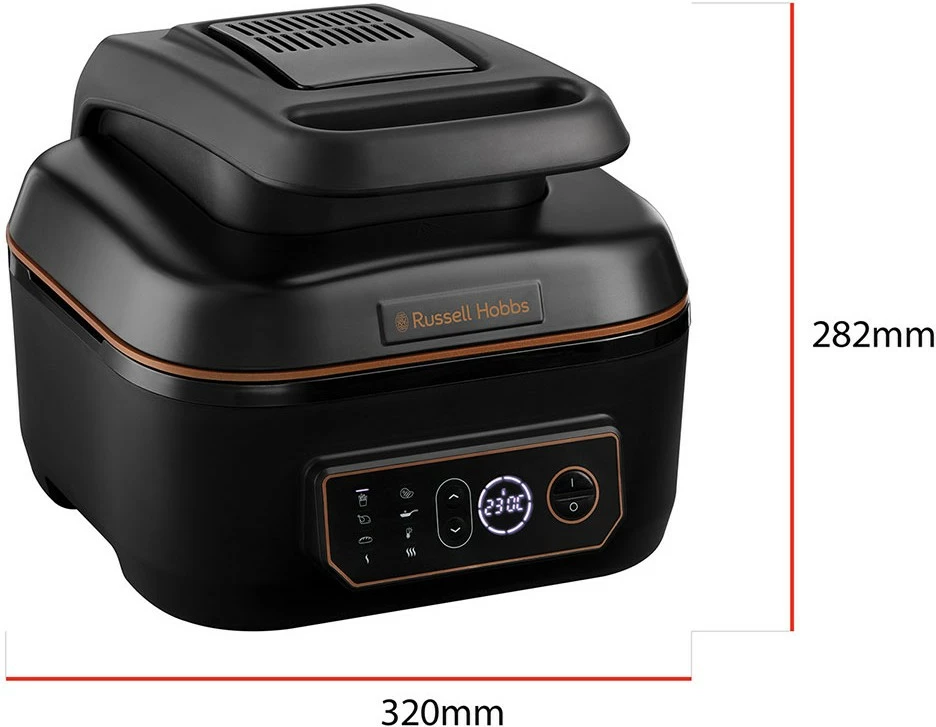 Multikocher Russell Hobbs SatisFry Air & Grill, 5.5L, 1745W, touch, e zezë
