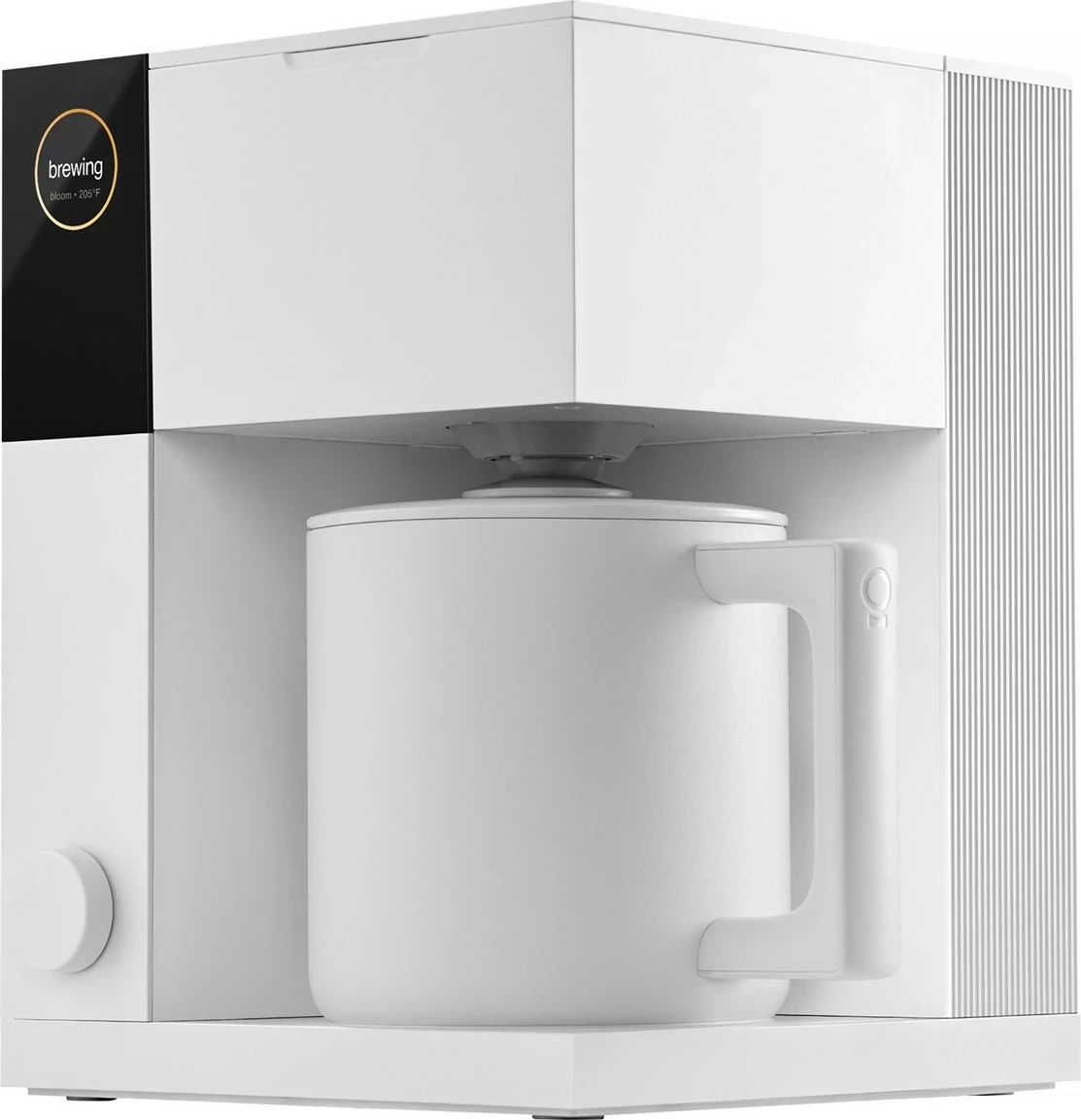 Aparat kafeje drip Fellow Aiden, 10 filxhana, Wi-Fi, ekran ngjyrë, i bardhë mat