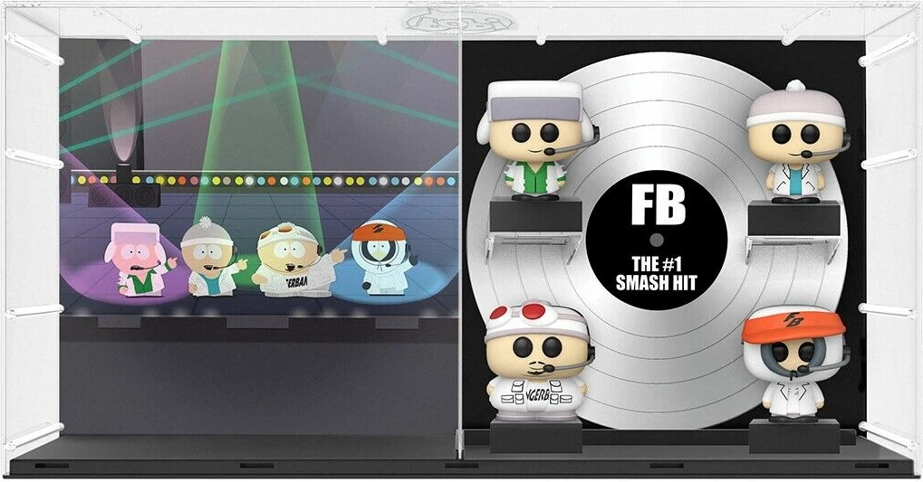 Figurinë koleksionuese Funko Pop Albums Deluxe South Park Boyband, set 4 figurina