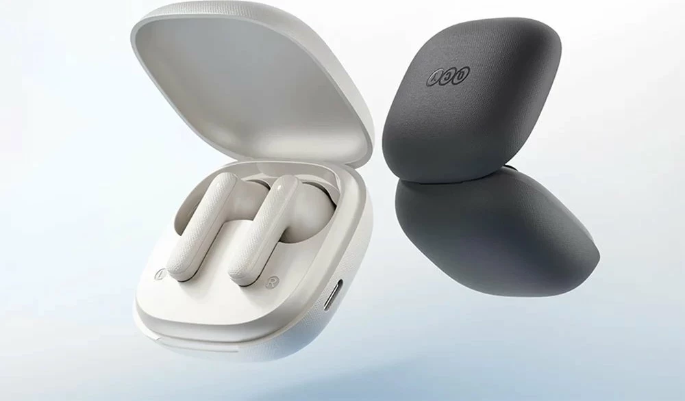 Kufje QCY T43 TWS me ENC, Bluetooth 5.3, USB-C, IPX4, të bardha
