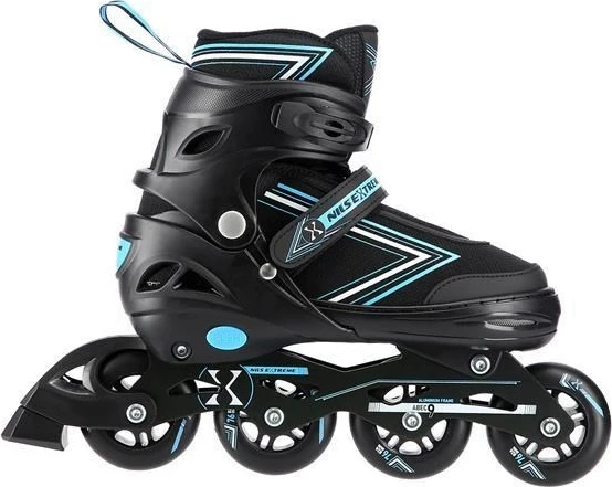 Patina unisex NILS eXtreme NH11912 A 2IN1, të zeza/kaltra               