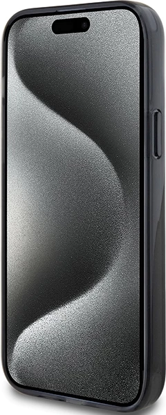 Mbështjellës Karl Lagerfeld Ring Stand Karl&Choupette MagSafe për iPhone 14/15/13, i zi