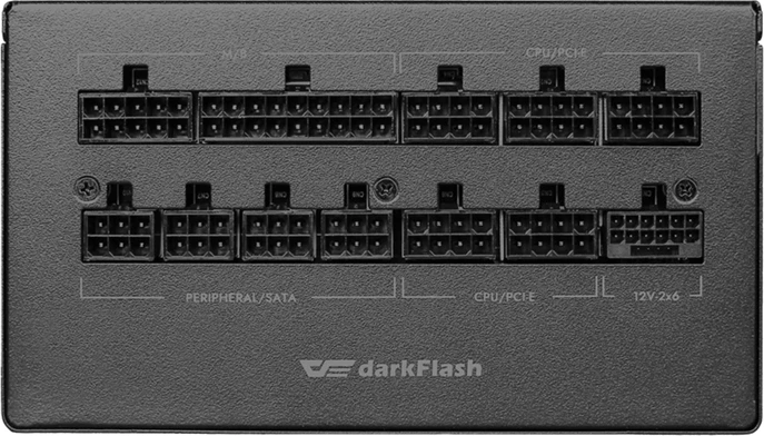 Kasë furnizimi Darkflash PMT850A3, 850W, 80 Plus Gold, e zezë