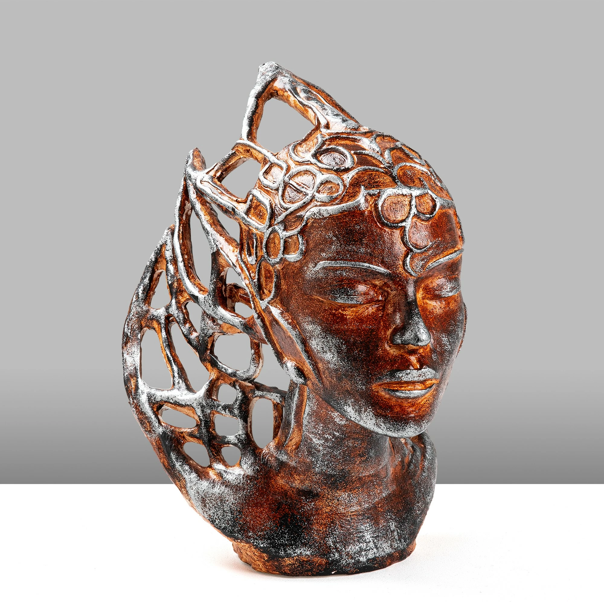 Objekt dekorativ Evila Originals, Taygete, shumëngjyrësh, 24x36x32cm