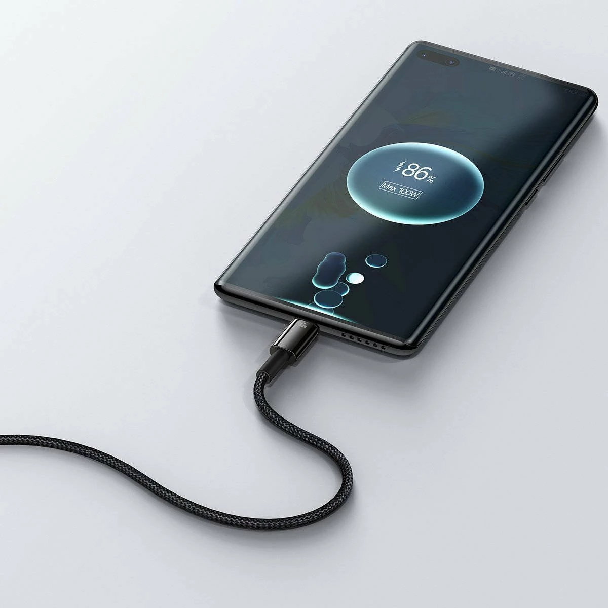 Kabllo USB-A në USB-C Baseus CAWJ000101 2m 100W USB 2.0, e zezë
