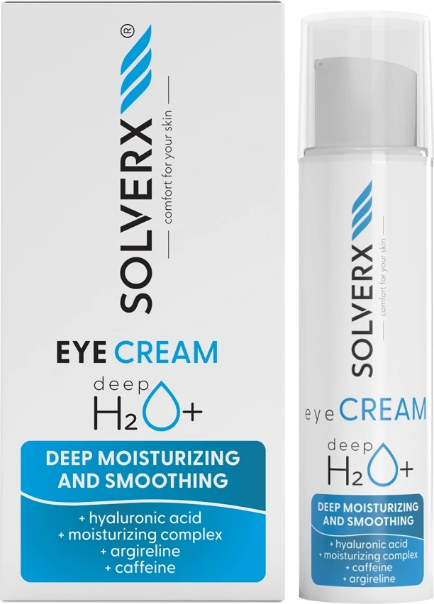 Krem për sy për femra SOLVERX Deep H2O+, 15ml
