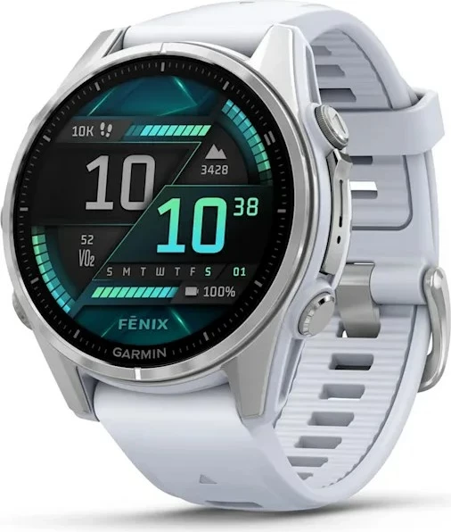 Smartwatch Garmin Fenix 8, 43 mm, AMOLED, 32 GB, GPS, Argjendtë