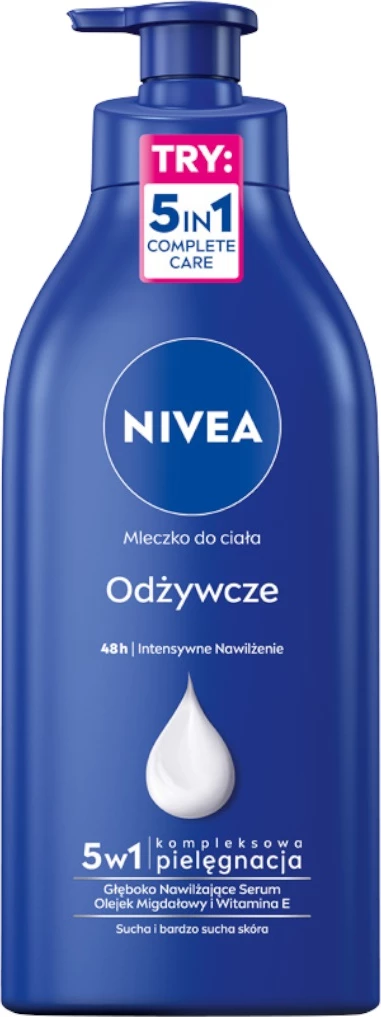 Qumësht trupi për femra Nivea Nourishing, 625ml