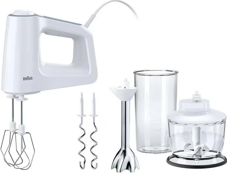 Mikser Braun MultiMix 3 HM 3137WH, 500W, i bardhë