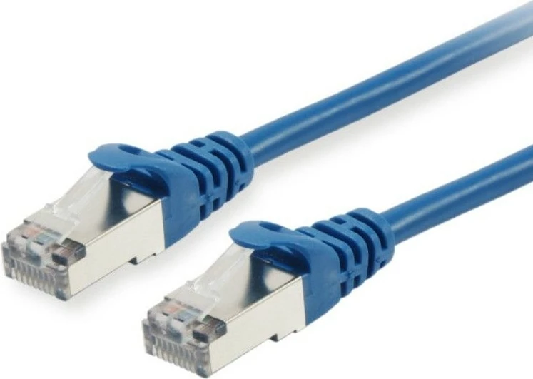 Kabëll rrjeti Cat6a Equip 0.5m S/FTP, RJ-45, kaltër