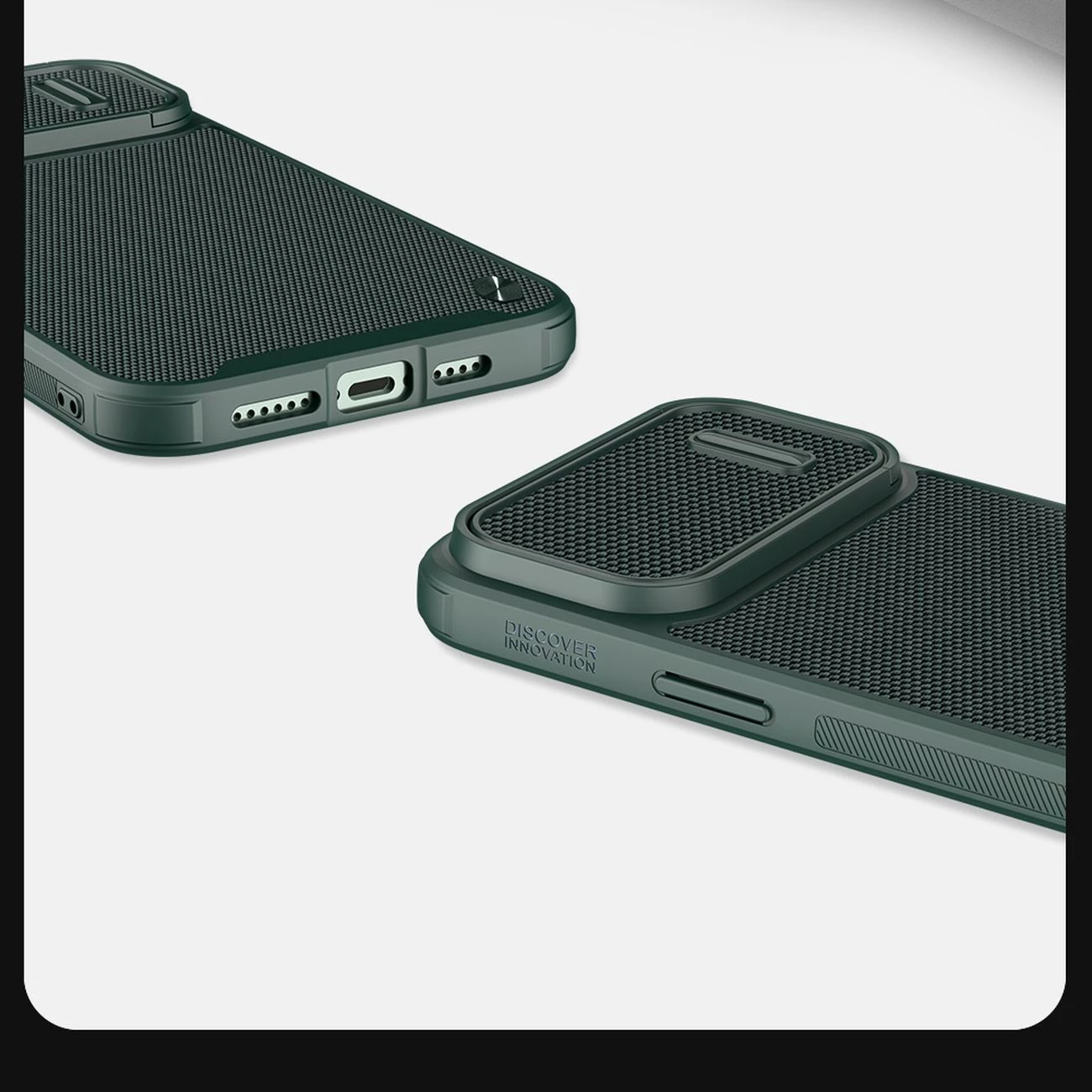 Mbështjellës Nillkin Textured S Case për iPhone 14, me kapak kamere, kaltër
