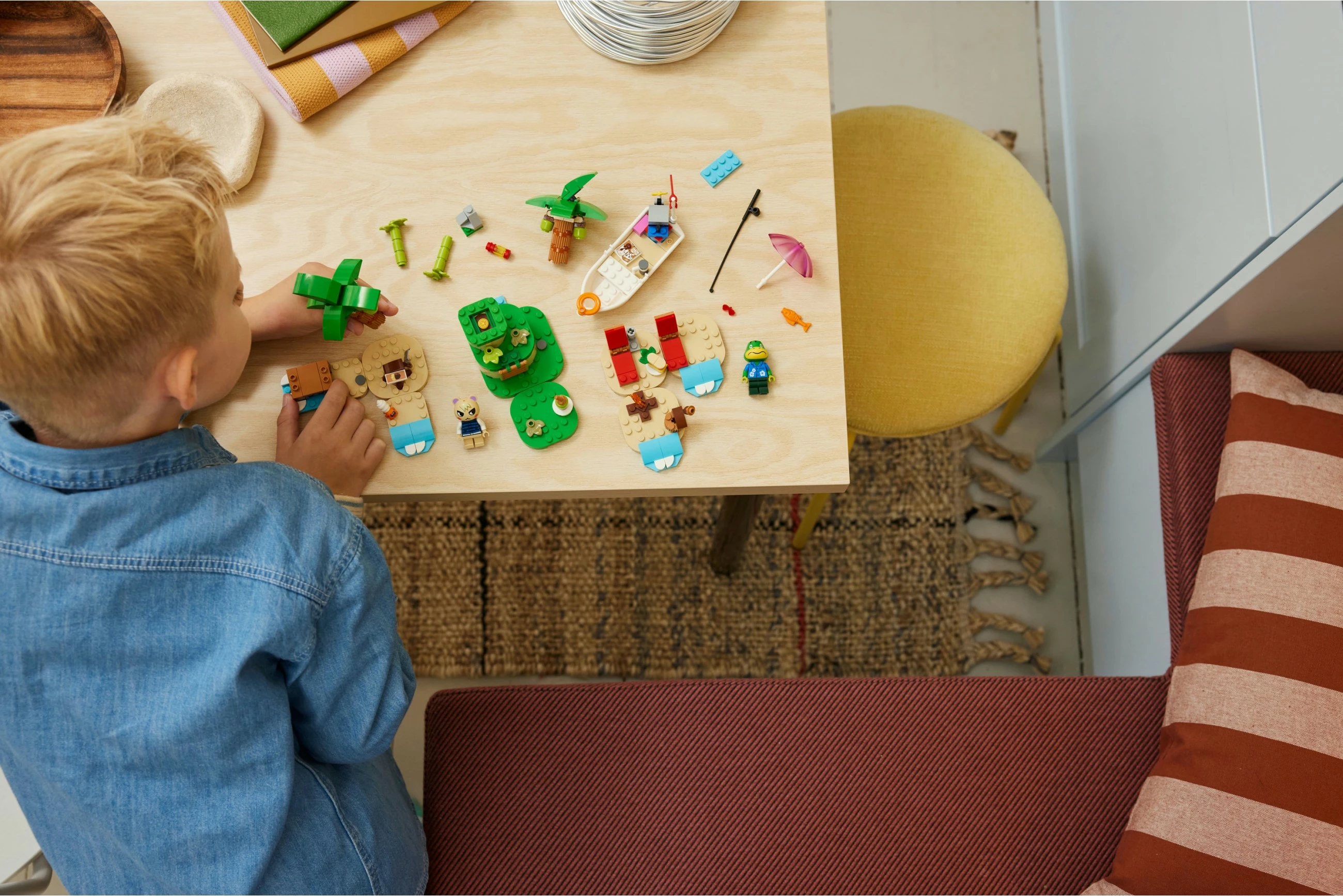 Set ndërtimi LEGO Animal Crossing Kapp'n's Island Boat Tour 233 pjesë, multingjyrësh