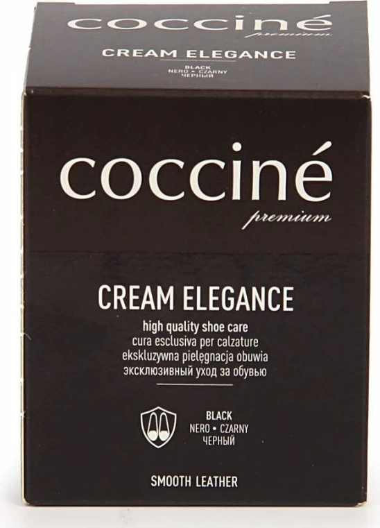 Krem për këpucë prej lëkure Coccine, i zi