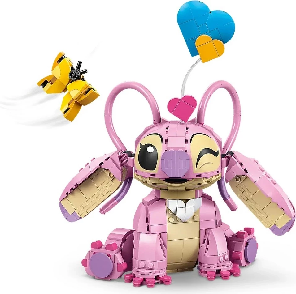 Set LEGO Disney Angel 43257, 782 pjesë, Rozë