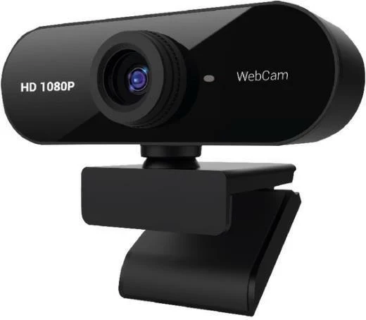 Webcam Nilox Tech 1080P USB, e zezë