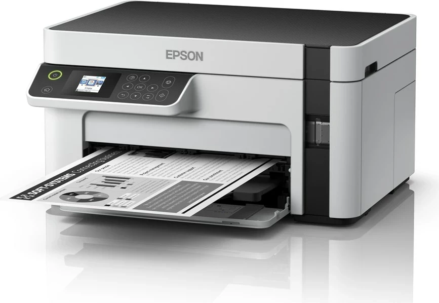 Printer Epson EcoTank M2120, Inkjet, Wi-Fi, Bardhë